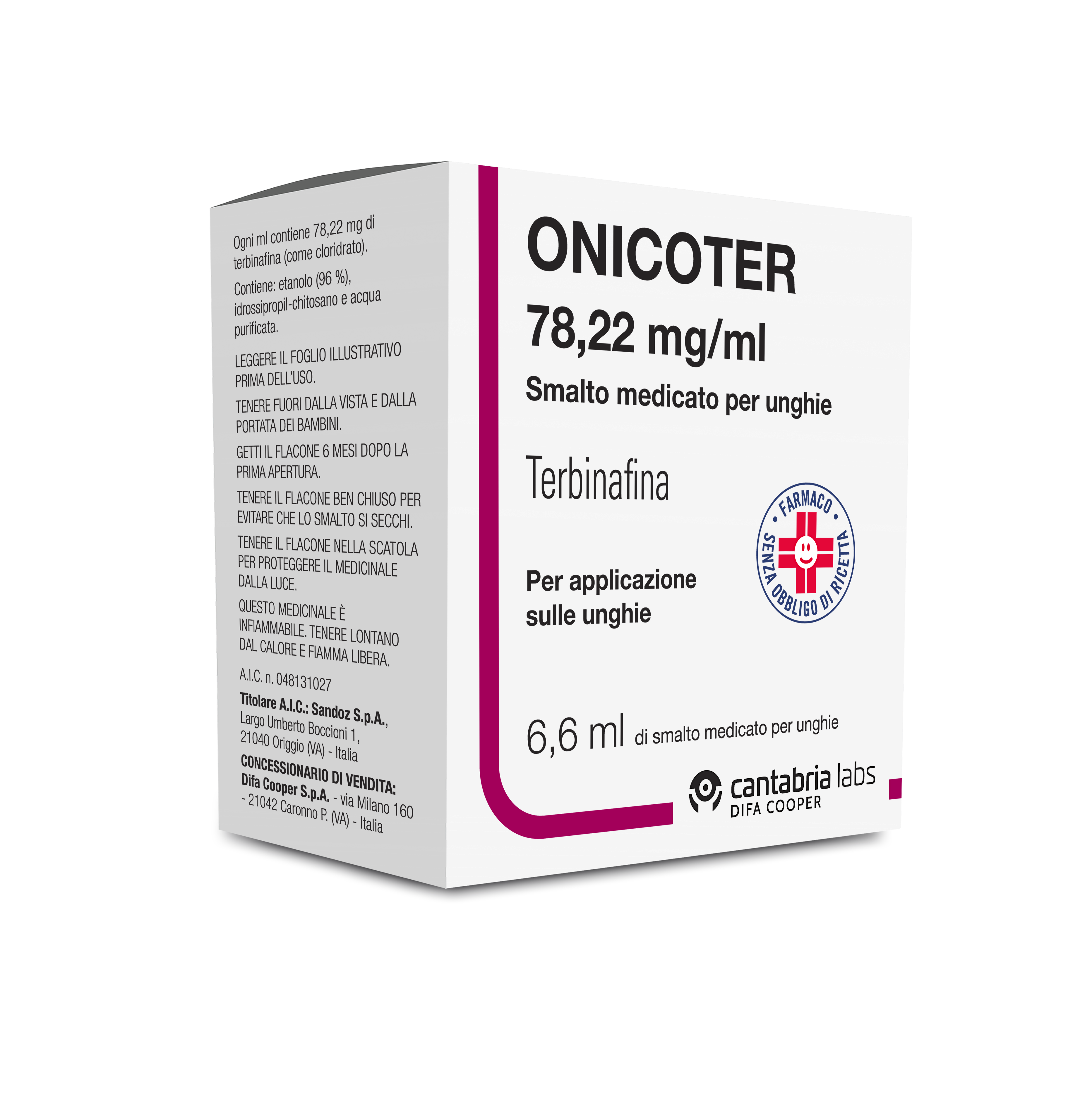ONICOTER*SMALTO MED 1FL 6,6ML - farmanauta.it