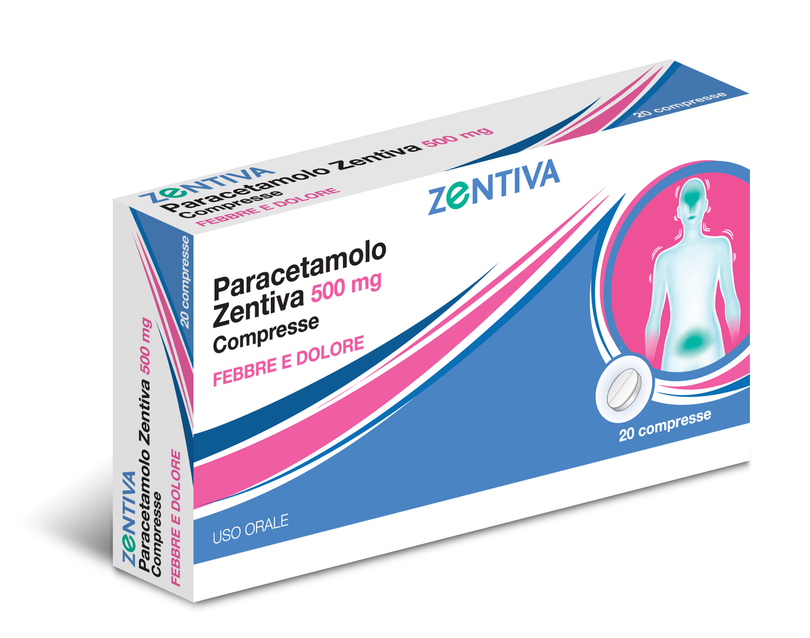 PARACETAMOLO ZEN*20CPR 500MG - farmanauta.it