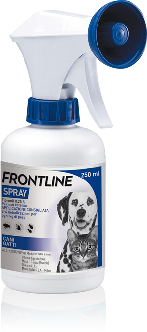FRONTLINE SPRAY*FL 250ML+POMP - farmanauta.it