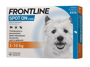 FRONTLINE*4PIP 2-10KG CANI - farmanauta.it