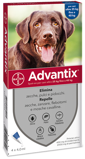 ADVANTIX SPOT ON*4PIP 25-40KG - farmanauta.it