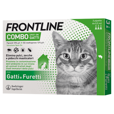 FRONTLINE COMBO*3PIP GATTI/FUR - farmanauta.it