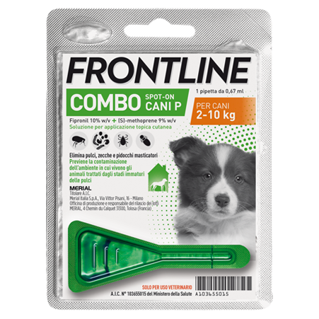 FRONTLINE COMBO*1PIP 2-10KG CA - farmanauta.it