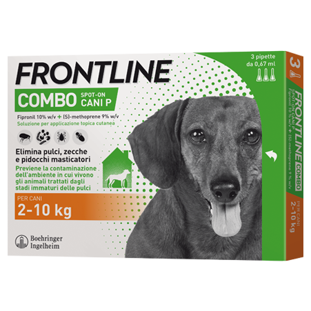 FRONTLINE COMBO*3PIP 2-10KG CA - farmanauta.it