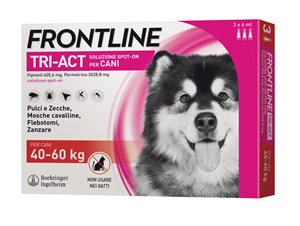FRONTLINE TRI-ACT*3PIP 40-60KG - farmanauta.it