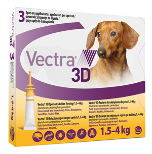 VECTRA 3D*3PIP 1,5-4KG GIALLO - farmanauta.it