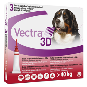 VECTRA 3D*3PIP >40KG ROSSO - farmanauta.it