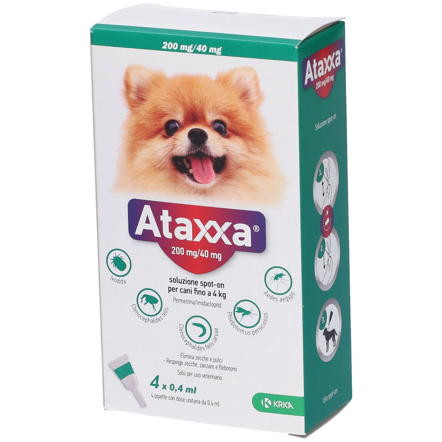 ATAXXA SPOTON*4PIP 0-4KG - farmanauta.it