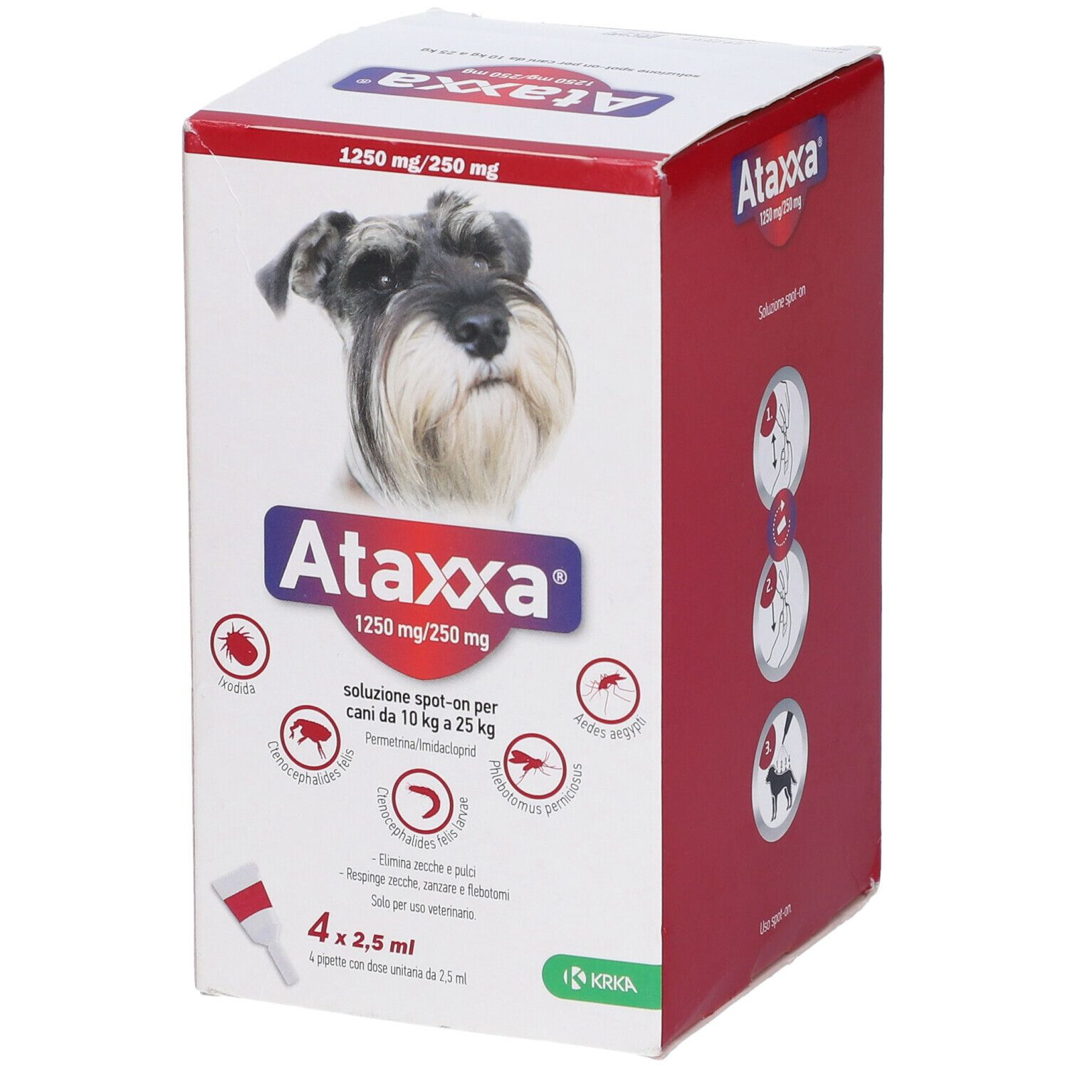 ATAXXA SPOTON*4PIP 10-25KG - farmanauta.it