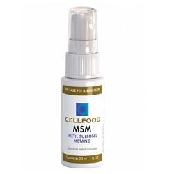 CELLFOOD MSM METIL SULFONIL METANO SOLUZIONE SALINA COLLOIDALE 30 ML - farmanauta.it