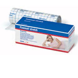 FASCIA AUTOADESIVA IPOALLERGENICA FISSAGGIO CATETERI FIXOMULL STRETCH. SUPPORTO IN POLIESTERE NON TESSUTO BIANCO, MASSA IN POLICARBONATO SENZA RESINE E GOMME NATURALI. 10X200CM - farmanauta.it