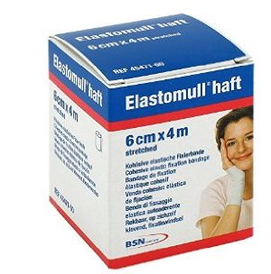 BENDA ELASTICA AUTOADESIVA ELASTOMULL HAFT COMPRESSIONE FORTE 6X400 CM - farmanauta.it