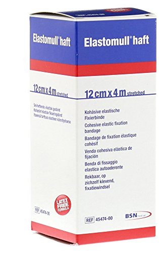 BENDA ELASTICA AUTOADESIVA ELASTOMULL HAFT COMPRESSIONE FORTE 12X400 CM - farmanauta.it
