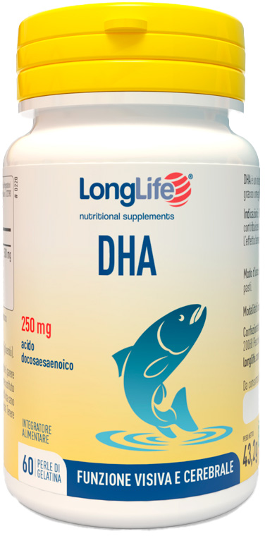 LONGLIFE DHA 200 MG 60 PERLE - farmanauta.it