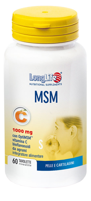 LONGLIFE MSM 1000 MG 60 TAVOLETTE - farmanauta.it