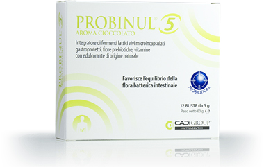 PROBINUL 5 12 BUSTINE 5 G AROMA CIOCCOLATO - farmanauta.it