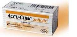LANCETTE PUNGIDITO ACCU-CHEK SOFTCLIX 25 PEZZI - farmanauta.it
