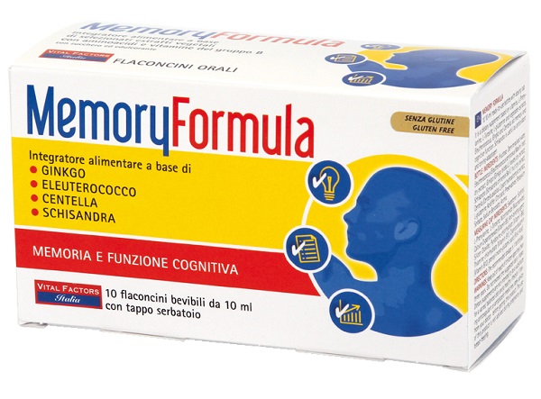 MEMORY FORMULA 10 FLACONCINI 10 ML - farmanauta.it