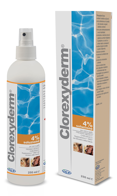 CLOREXYDERM SOLUZIONE 4% 250 ML - farmanauta.it