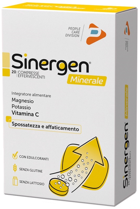 SINERGEN MINERALE LIMONE 20 COMPRESSE EFFERVESCENTI - farmanauta.it