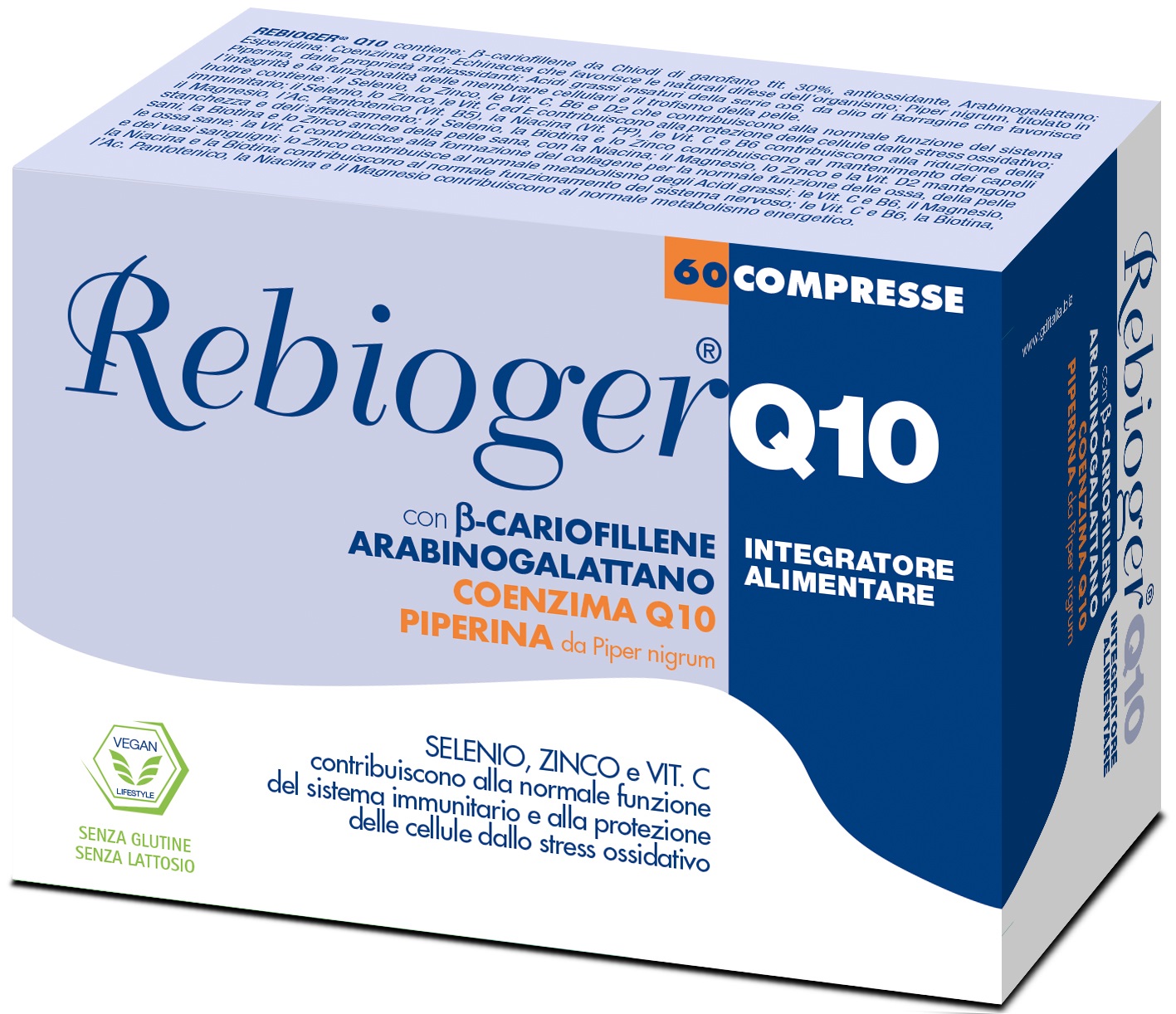 REBIOGER Q10 60 COMPRESSE - farmanauta.it