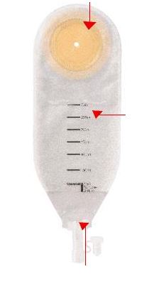 SACCA PER DRENAGGIO DELLE FERITE STERILE COLOPLAST CAPACITA' MIDI 300ML 10 PEZZI ARTICOLO 2215 - farmanauta.it