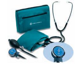 SFIGMOMANOMETRO ANEROIDE MANUALE DA BRACCIO CON FONENDOSCOPIO MODELLO POCKET  ALTA PRECISIONE  BRACCIALE IMPERMEABILE REGOLABILE  VALVOLA DI RILASCIO PROFESSIONALE - farmanauta.it