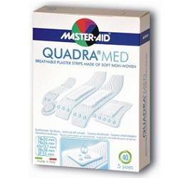 CEROTTO MASTER-AID QUADRA DERMOATTIVO FORMATI ASSORTITI 40 PEZZI - farmanauta.it