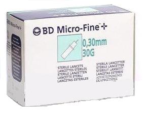 LANCETTE PUNGIDITO BD MICROFINE+ PER OPTIMUS GAUGE 30 50 PEZZI - farmanauta.it