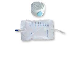 SACCA RACCOGLI URINA DA GAMBA PER INCONTINENZA IN PVC 750 ML TUBO RACCORDO DIRITTO 10 CM+RUBINETTO SCARICO+VALVOLA ANTIREFLUSSO+2 FASCE A BOTTONI 10 PEZZI - farmanauta.it