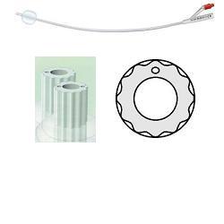 CATETERE VESCICALE IN SILICONE PROFILCATH PLUS SCANALATO 2 VIE CH16 LUNGHEZZA 31 CM PUNTA CILINDRICA 2 FORI CONTRAPPOSTI PALLONCINO 5 ML 1 PEZZO - farmanauta.it