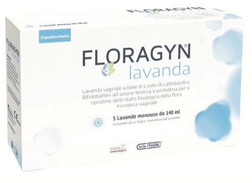 LAVANDA VAGINALE A BASE DI LATTOBACILLI LISATI FLORAGYN LAVANDA 140ML 5FLACONI - farmanauta.it