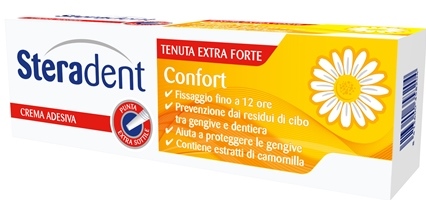 STERADENT COMFORT CREMA ADESIVA CON CAMOMILLA TUBO 40 G - farmanauta.it