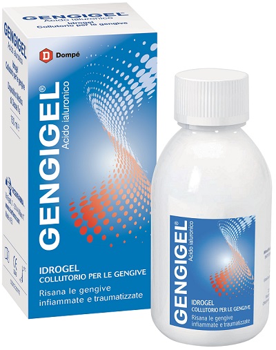 COLLUTORIO PER GENGIVE GENGIGEL IDROGEL FLACONE 150 ML - farmanauta.it