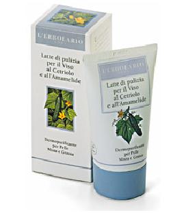 LATTE DI PULIZIA PER VISO CETRIOLO E AMAMELIDE 125 ML - farmanauta.it