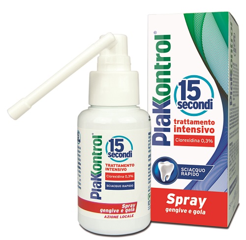 PLAKKONTROL 15 SECONDI COLLUTORIO SPRAY 50 ML - farmanauta.it