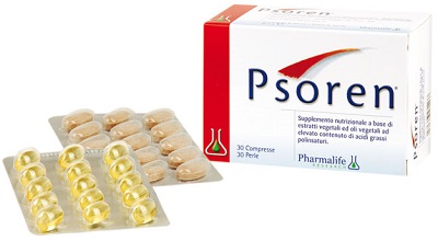 PSOREN 30 COMPRESSE+ 30 PERLE 46,5 G - farmanauta.it