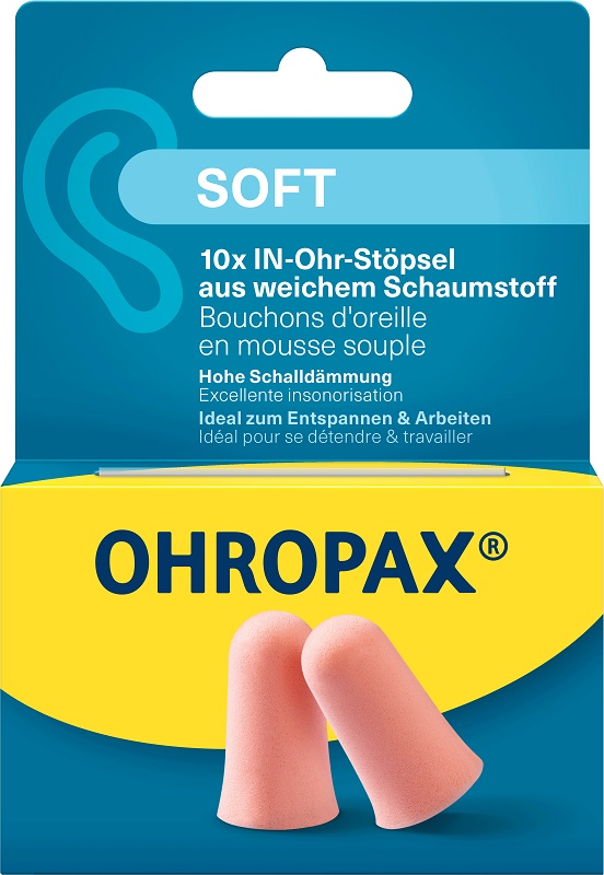 TAPPO AURICOLARE OHROPAX SOFT 10 PEZZI - farmanauta.it