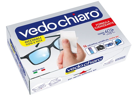 VEDOCHIARO OCCHIALI 16 SALVIETTE UMIDIFICATE - farmanauta.it