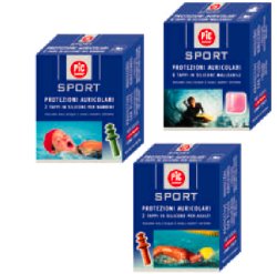 TAPPO AURICOLARE IN SILICONE PIC SPORT PER BAMBINI 2 PEZZI - farmanauta.it