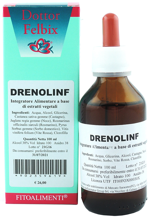 DRENOLINF GOCCE 100 ML - farmanauta.it