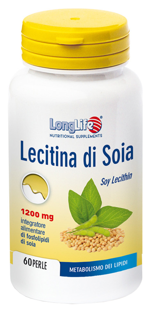 LONGLIFE LECITINA SOIA 60 PERLE - farmanauta.it
