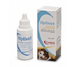 OPTIVET DETERGENTE PER OCCHI PER CANI E GATTI FLACONE 50 ML - farmanauta.it