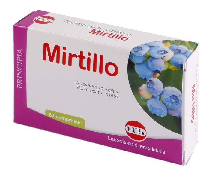 MIRTILLO ESTRATTO SECCO 60 COMPRESSE - farmanauta.it