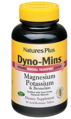 DYNO MINS MAGNESIO/POTASSIO BROMELAINA 90 TAVOLETTE - farmanauta.it