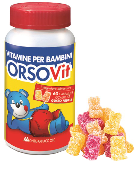 ORSOVIT CARAMELLE GOMMOSE VITAMINA BB SENZA GLUTINE 60PZ* - farmanauta.it