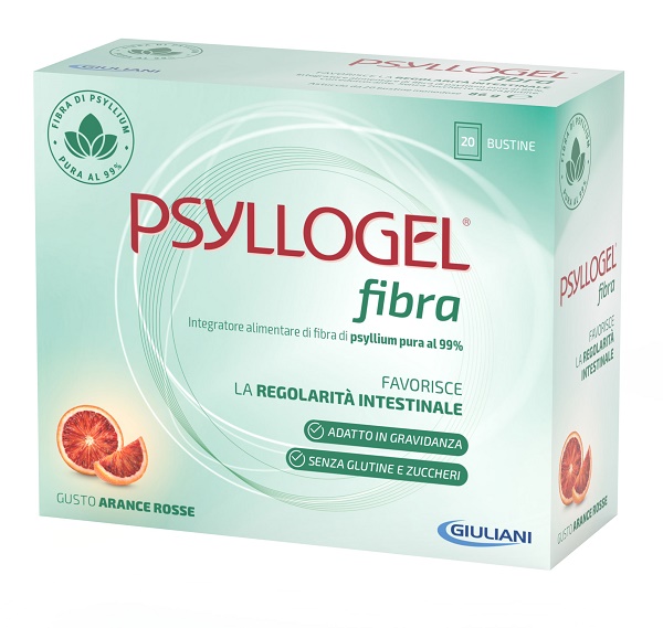 PSYLLOGEL FIBRA ARANCE ROSSE 20 BUSTINE - farmanauta.it