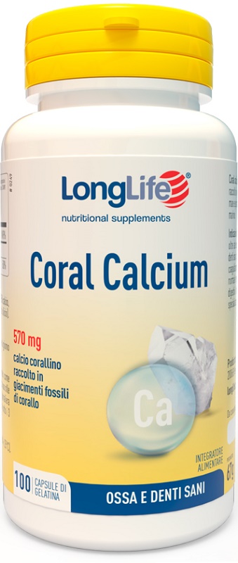 LONGLIFE CORAL CALCIUM 100 CAPSULE - farmanauta.it