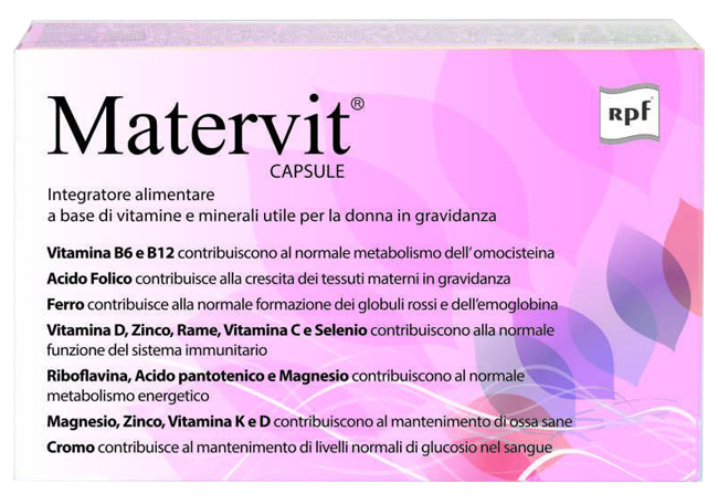 MATERVIT 30 CAPSULE - farmanauta.it