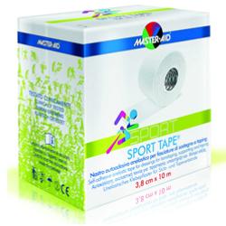 NASTRO AUTOADESIVO ANELASTICO PER FASCIATURE DI SOSTEGNO E TAPING MASTER-AID SPORT 3,8X10 - farmanauta.it